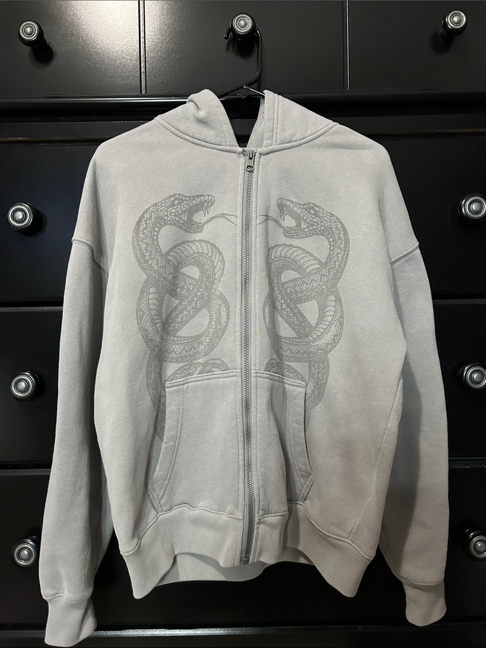 Graphic Zip-Up Hoodie